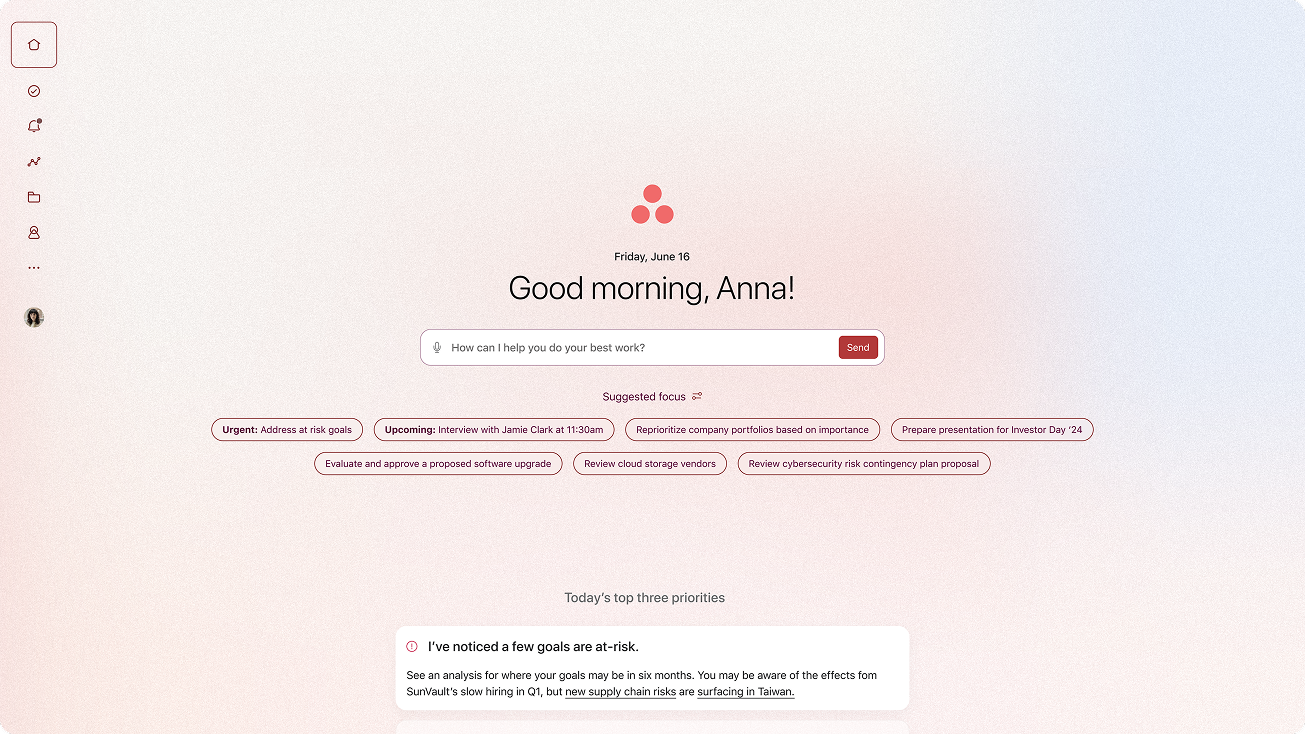 Asana AI Interface